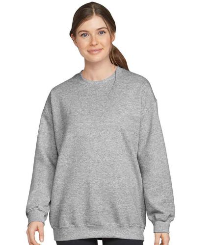 Gildan SoftStyle� Midweight Crew Neck Sweatshirt - SGY - XXL